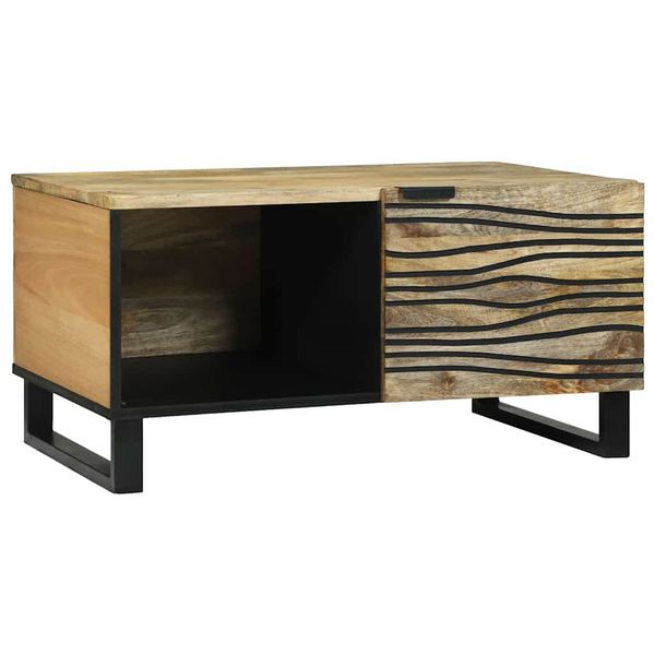 vidaXL Konferenčný stolík Prírodná 80 x 50 x 40 cm Kompozitné drevo