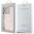 Guess Hardcase MagSafe IML Metal Mountain Logo Case for iPhone 16 Pro Max 6,9" Pink