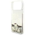 Puzdro Guess Liq. Glitter 4 Charms pre iPhone 17 Pro Max zlaté