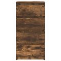 vidaXL Komoda dymový dub 37,5x35x76 cm spracované drevo