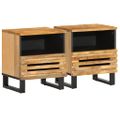 vidaXL Nočné stolíky 2 ks 40x34x46 cm surové masívne mango
