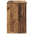 vidaXL Stôl Staré drevo 90 x 49 x 75 cm Kompozitné drevo