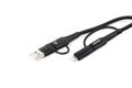 Multikabel USB C-USB C iOs USB A FullLINK 1m UC-15 AMiO-02547