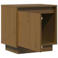 vidaXL Nočné stolíky 2 ks medovo-hnedé 40x30x40 cm borovicové drevo