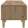 vidaXL TV skrinka 147 x 34,5 x 30 cm Dub artisan Kompozitné drevo