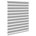 vidaXL Zebrová roleta 140,9x175 cm Šírka látky 136,7 cm sivá