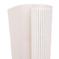 vidaXL Záhradný plot Biela 150 x 300 cm PVC
