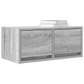 vidaXL TV stolíky 2 ks sivý dub sonoma 60x31x25,5 cm spracované drevo