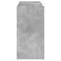 vidaXL Golfová skriňa Jednofarebný Betónová šedá 102 x 45 x 85,5 cm