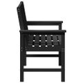 vidaXL Záhradná lavička Čierna 120 x 59 x 88 cm HDPE