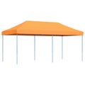 vidaXL Párty stan 292 x 580 x 315 cm Oranžová Oxfordská látka