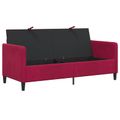 vidaXL Sofa s úložným priestorom Víno červené 172 x 78 x 87 cm