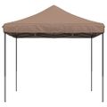 vidaXL Skladací pop-up párty stan hnedý 292x292x315 cm