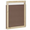 vidaXL Kúpeľňové zrkadlo s poličkou BERG biele 60x12x70 cm masív