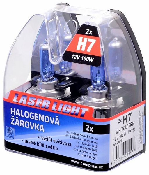 Žiarovka 12 V H7 100 W PX26d WHITE LASER 2 ks