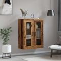 vidaXL Servírovacia skriňa Staré drevo 69,5 x 34 x 90 cm