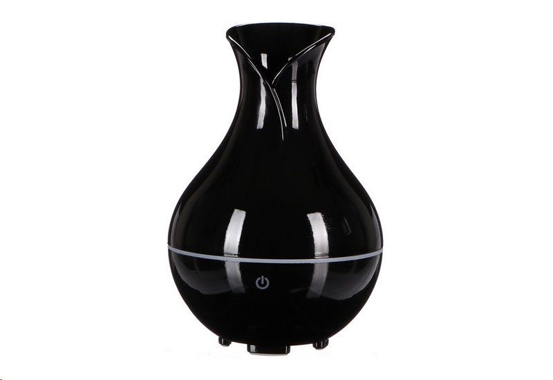 Aroma difuzér Bloom čierny lesk 200 ml SIXTOL