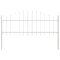vidaXL Záhradný plot WOERDEN 5 ks 170 x 115 cm Biela