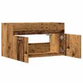 vidaXL Skrinka do kúpeľne staré drevo 80x38,5x46 cm kompozitné drevo
