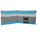 vidaXL Kempingový vetrolam modrý 340x130 cm vodeodolný