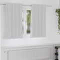 vidaXL Záclony na zatemnenie s krúžkami 2 ks Bledá šedá 140 x 140 cm