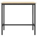 vidaXL stôl Sonoma dub 100 x 50 x 90,5 cm Inžinierske drevo a oceľ