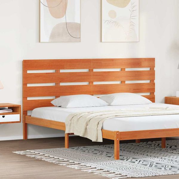 vidaXL Zadné čelo s čelnou doskou Včelí hnedý 200,5 x 3 x 80 cm