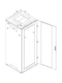 Stojan. rack 45U (š) 800x (h) 1000, typ RTA