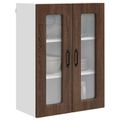 vidaXL Dvierka na umývačku Kalmar Hnedý dub 60 x 31 x 80 cm