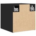 vidaXL Nástenné TV skrinky 2 ks čierne 30,5x30x30 cm