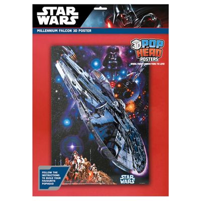 Plagát 3D - Star Wars: Millennium Falcon