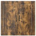vidaXL Nástenná skrinka PORTO Dymová dub 80 x 31 x 80 cm