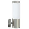vidaXL Exteriérové nástenné svietidlo 2 ks Strieborná 12 x 8,5 x 27 cm