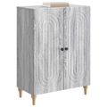 vidaXL Servírovacia skriňa Sivá sonoma 66 x 34,5 x 90 cm