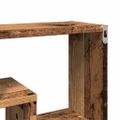 vidaXL Nástenná polička Staré drevo 85x16x52,5 cm Konštruktérske drevo