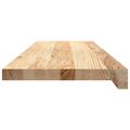 vidaXL Schodiskové stupne 20 ks 80x25x2 cm neošetrený dubový masív