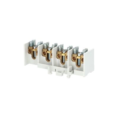Svorkovnica stúpacia HAK/4/25, nekrytá, 80A, 4pól., každý pól 1x25mm2 a 2x16mm2, na DIN