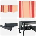 vidaXL Rám markízy Viacfarebný 450 × 300 cm Polyester s PU povrchom