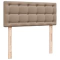vidaXL Boxspring posteľ s matracom kapučínová 100x200 cm umelá koža