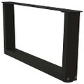 vidaXL Nohy konferenčného stolíka v tvare V, 2 ks, čierne, 70 x (30-31,3) cm, oceľové