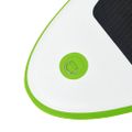 vidaXL Nafukovací Stand up paddleboard s plachtou, zeleno biely