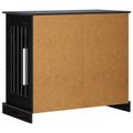 vidaXL Nábytok pre psa Čierny dub 90 x 47,5 x 80 cm Kompozitné drevo