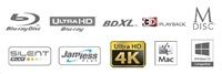 HITACHI LG - vnútorná mechanika BD-W/CD-RW/DVD±R/±RW/RAM/M-DISC BU40N, Slim, 9,5 mm Tray, Black, bulk bez SW