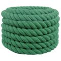 vidaXL Bavlnený povraz 30 mm 25 m Zelená 100% bavlna