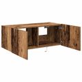 vidaXL TV nástenná skriňa 80 x 35 x 31 cm Staré drevo Kompozitné drevo