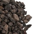 vidaXL Sopečné kamene 25 kg čierne 1-2 cm