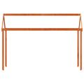 vidaXL Strecha na detskú posteľ voskovohnedá 217x95,5x159 cm borovica