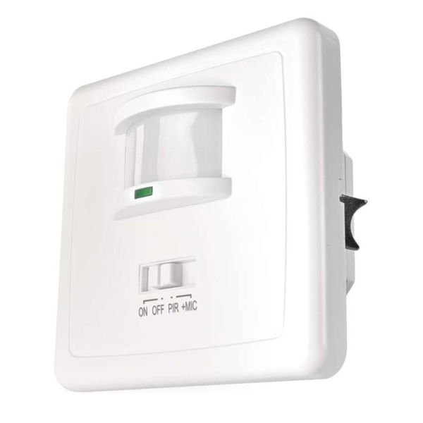 PIR senzor (pohybové čidlo) IP20 1200W, biela