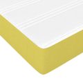 vidaXL Matrac s taštičkovými pružinami stredná tvrdosť zelený 140x200x20 cm látka