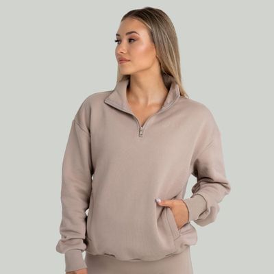 Dámska mikina Taupe - STRIX, veľkosť L, veľkosť oblečenia L